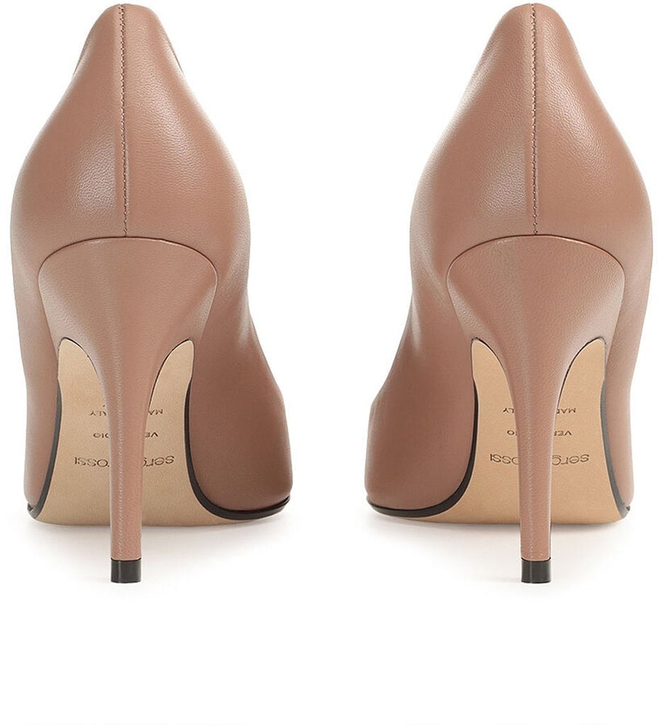Sergio Rossi Sergio Rossi SR1 090 Leather Pumps Beige
