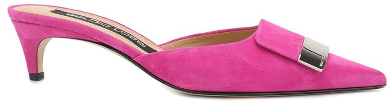 Sergio Rossi Sergio Rossi Leather Mules Roze