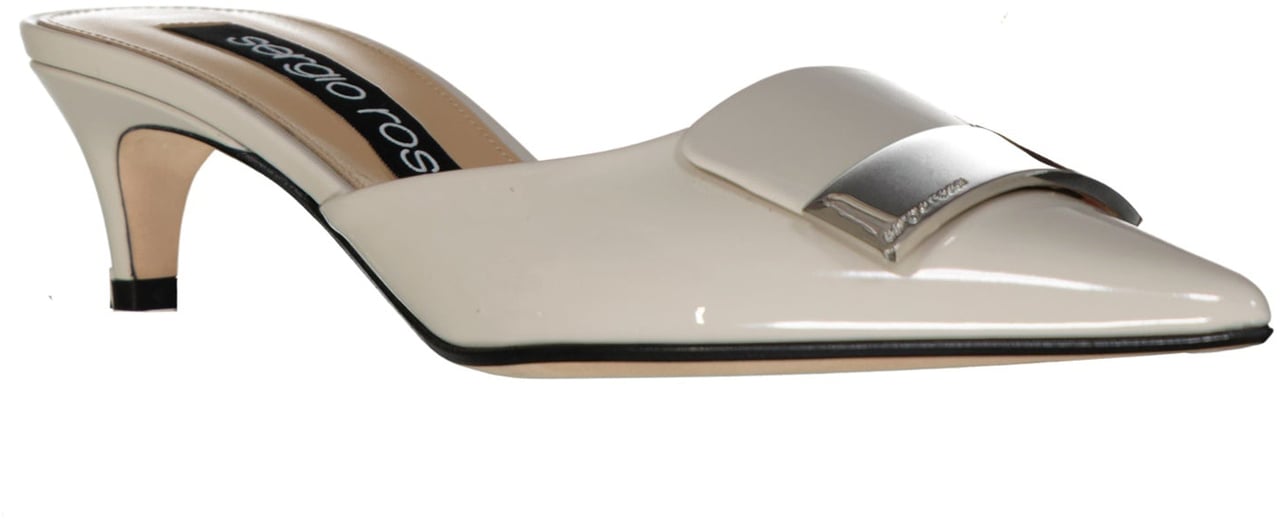 Sergio Rossi Sergio Rossi Leather Mules Beige