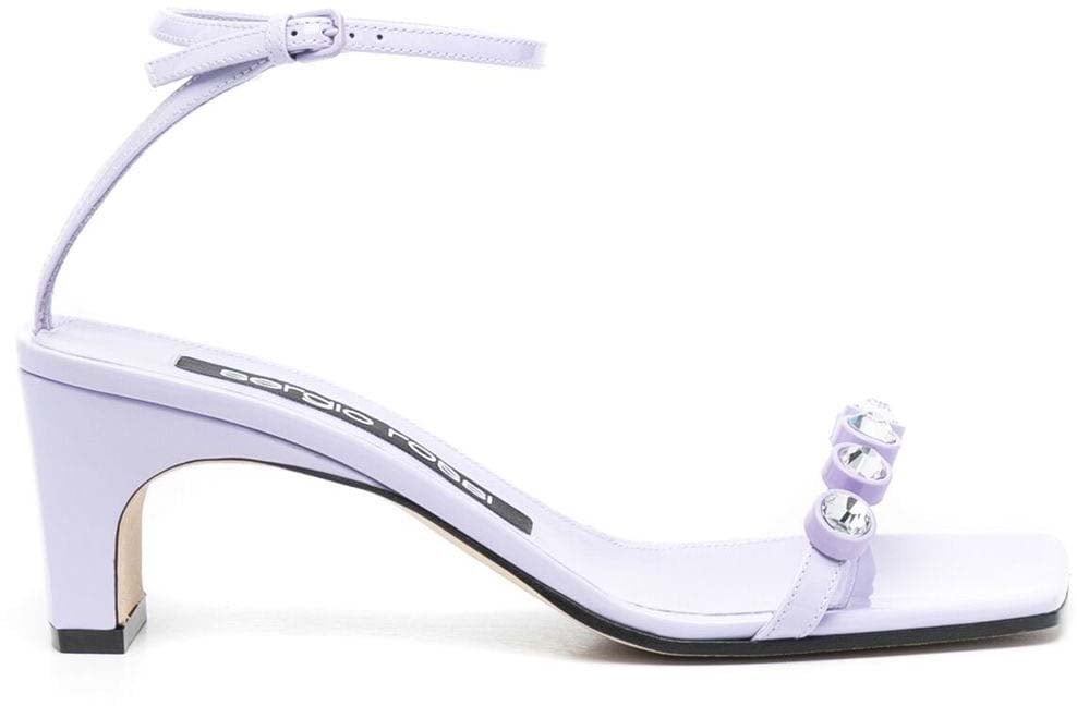 Sergio Rossi Sandals Wisteria Crystal Paars