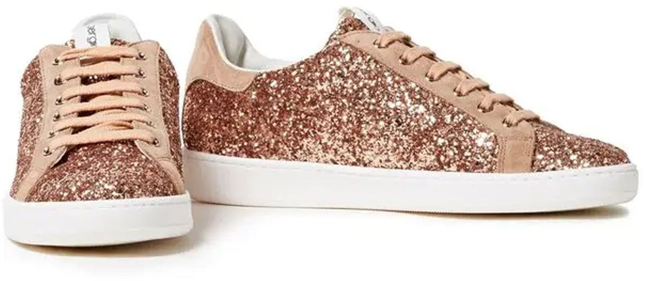 Sergio Rossi Sergio Rossi Glittered Woven Sneakers Divers