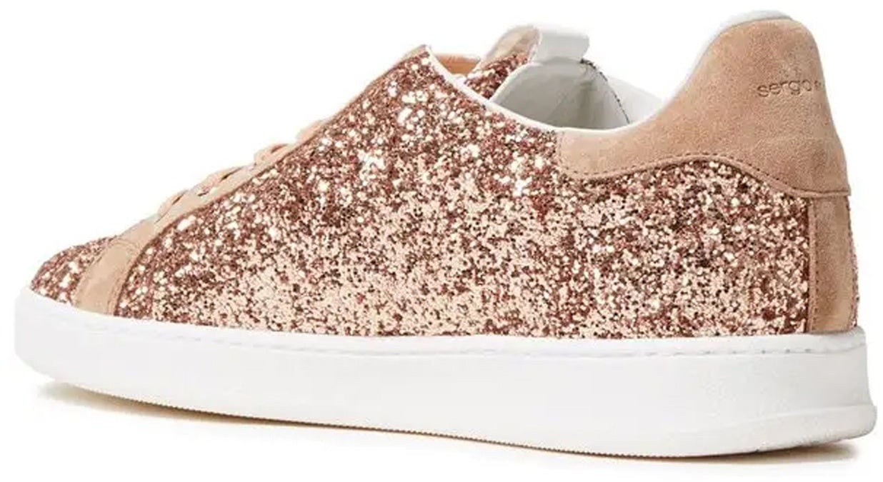 Sergio Rossi Sergio Rossi Glittered Woven Sneakers Divers