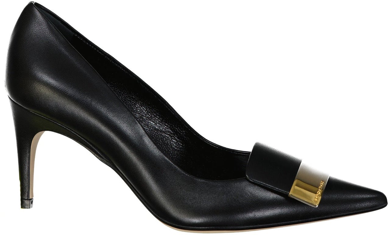 Sergio Rossi Sergio Rossi SR Leather Pumps Zwart