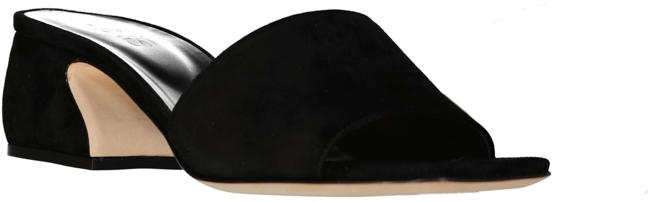 Sergio Rossi Sergio Rossi Leather Sandals Zwart