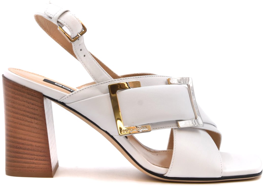 Sergio Rossi Sandals White Wit
