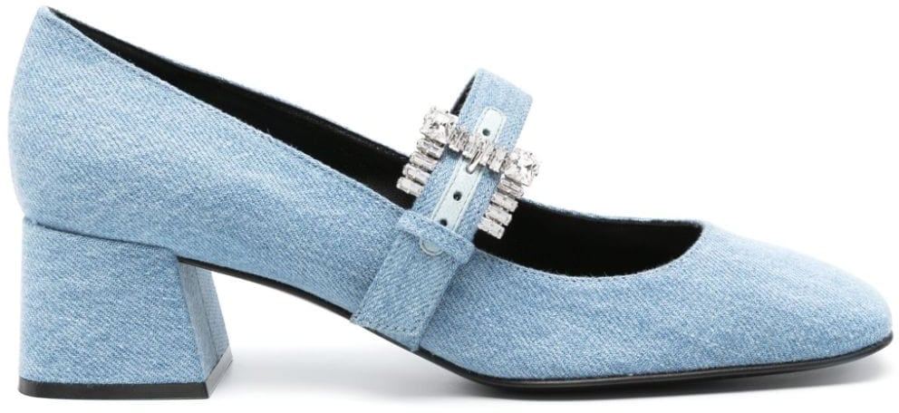 Sergio Rossi With Heel Blue Blauw