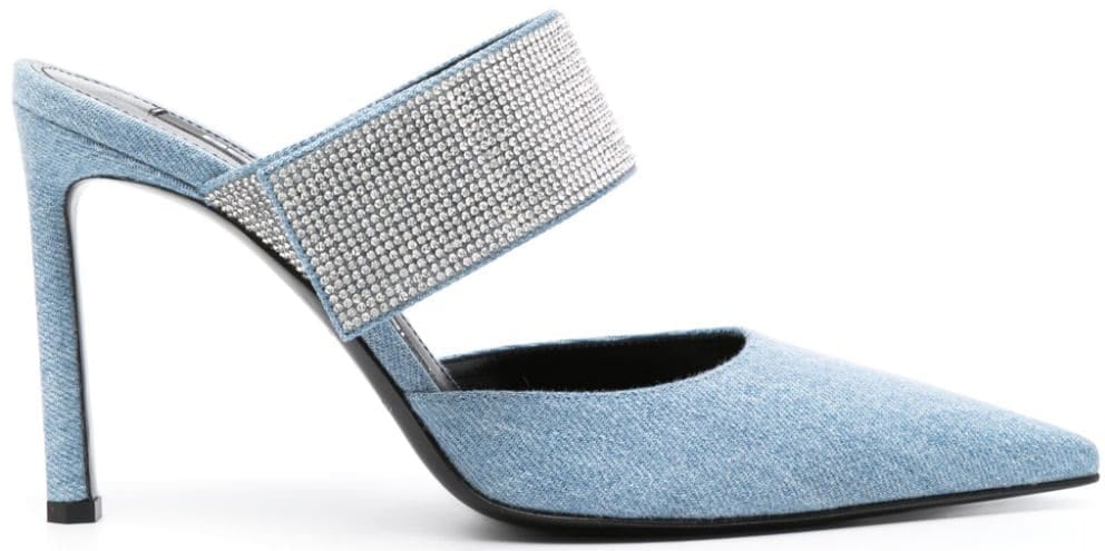 Sergio Rossi Sandals Bluecrystal Blauw