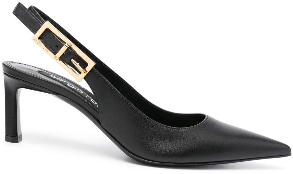 Sergio Rossi With Heel Black Zwart