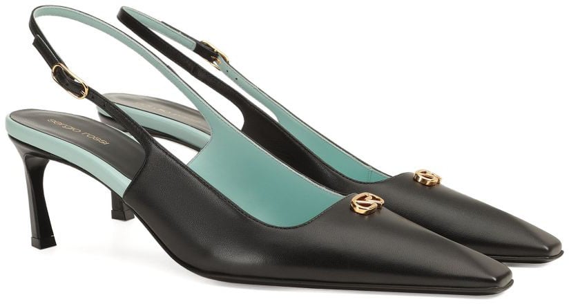 Sergio Rossi With Heel Black Zwart