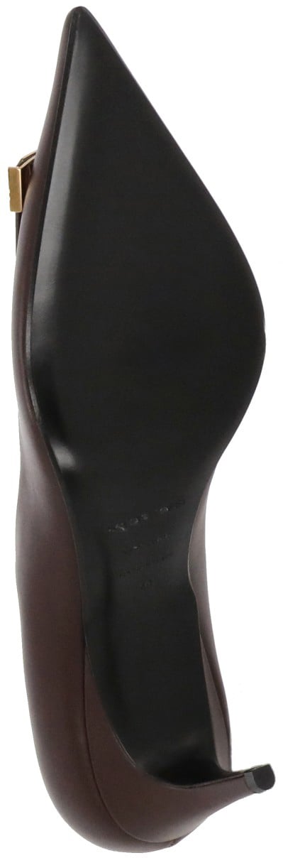 Sergio Rossi With Heel Burgundy Maroon