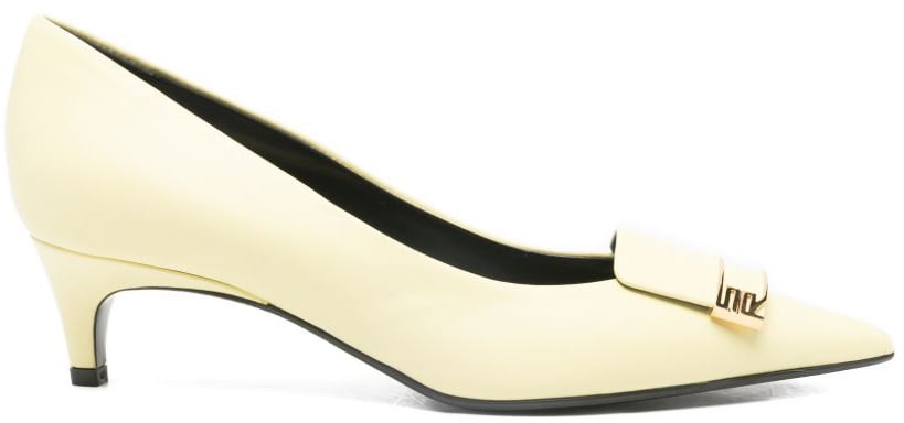 Sergio Rossi With Heel Yellow Geel