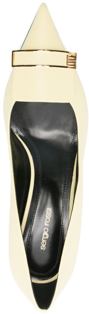 Sergio Rossi With Heel Yellow Geel