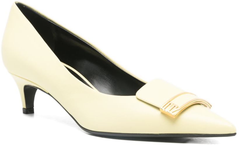 Sergio Rossi With Heel Yellow Geel