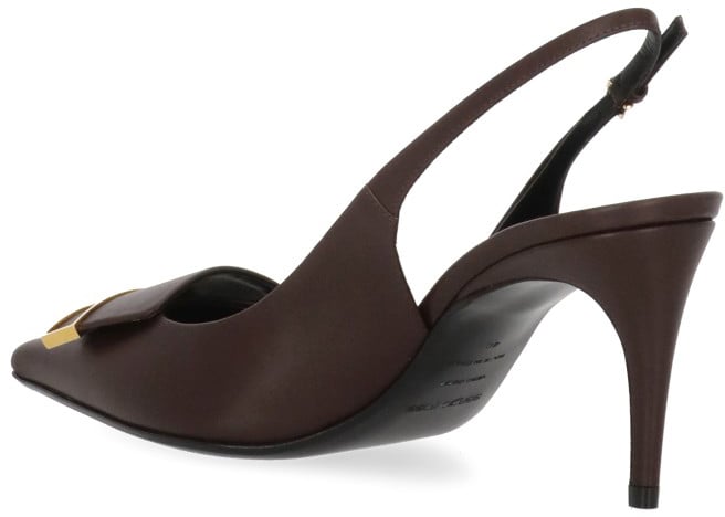 Sergio Rossi With Heel Burgundy Bruin