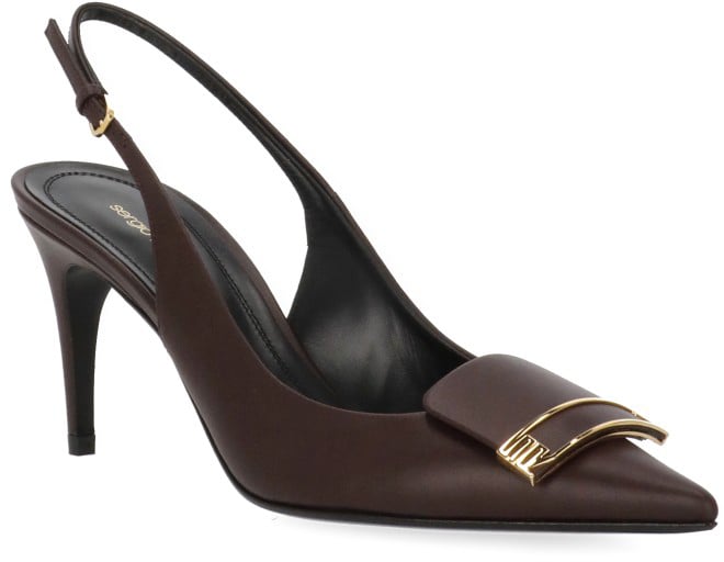 Sergio Rossi With Heel Burgundy Bruin
