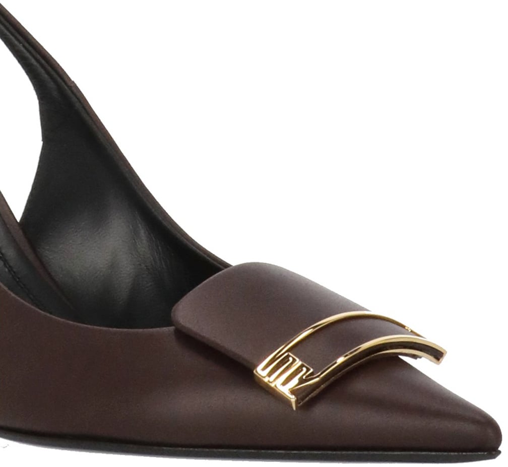 Sergio Rossi With Heel Burgundy Bruin