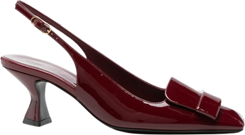Sergio Rossi With Heel Brown Maroon