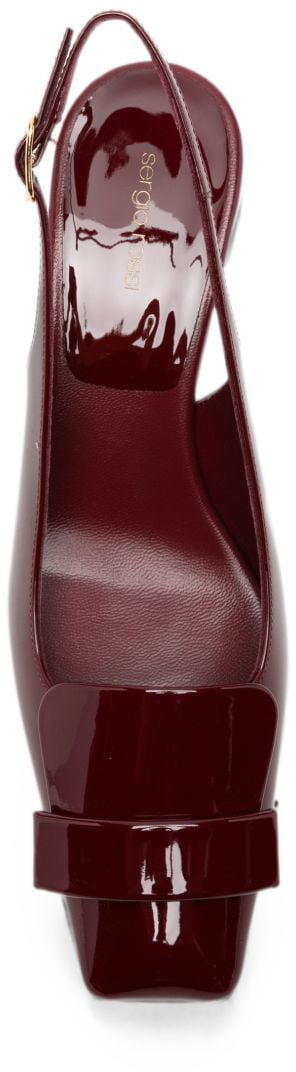 Sergio Rossi With Heel Brown Maroon