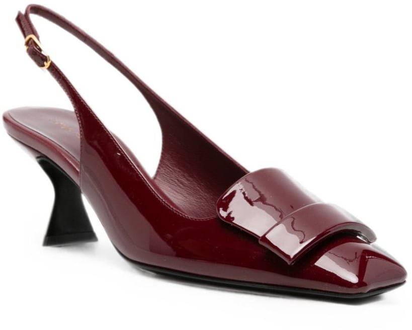 Sergio Rossi With Heel Brown Maroon