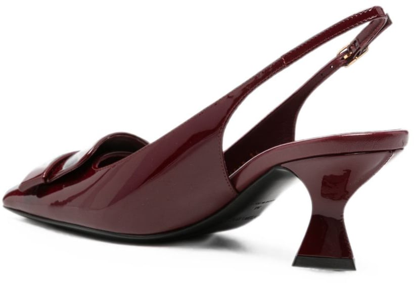 Sergio Rossi With Heel Brown Maroon