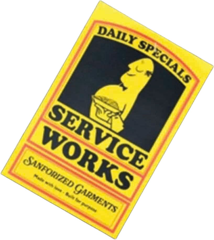 Service Works Canvas Chore Shirt Zwart Zwart