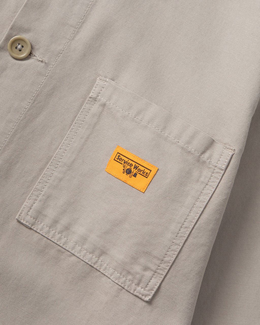 Service Works Canvas Chore Shirt Grijs Grijs