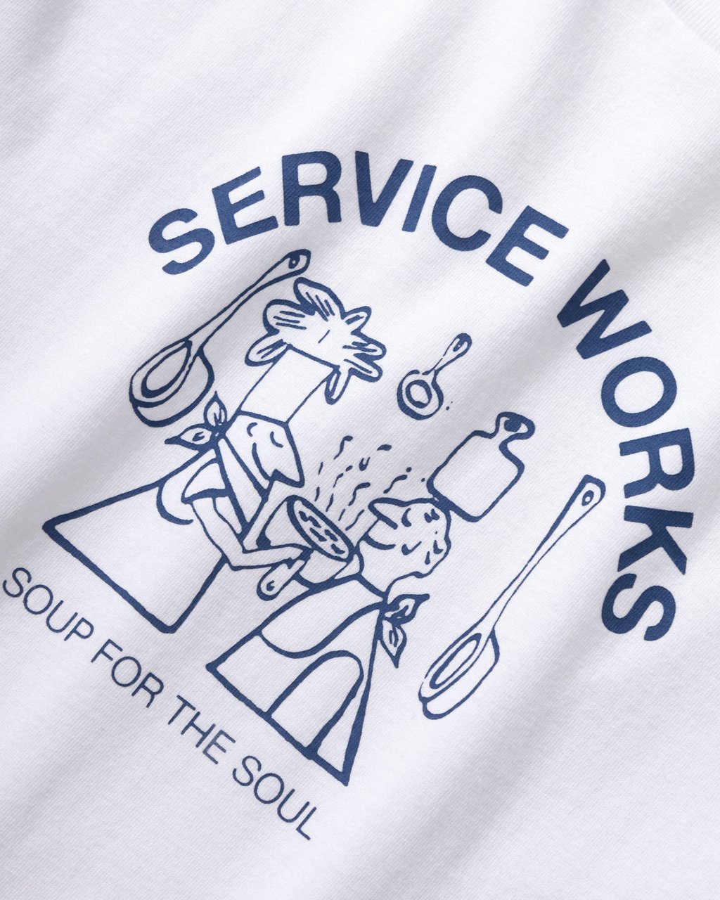 Service Works Soup For The Soul Tee White Wit