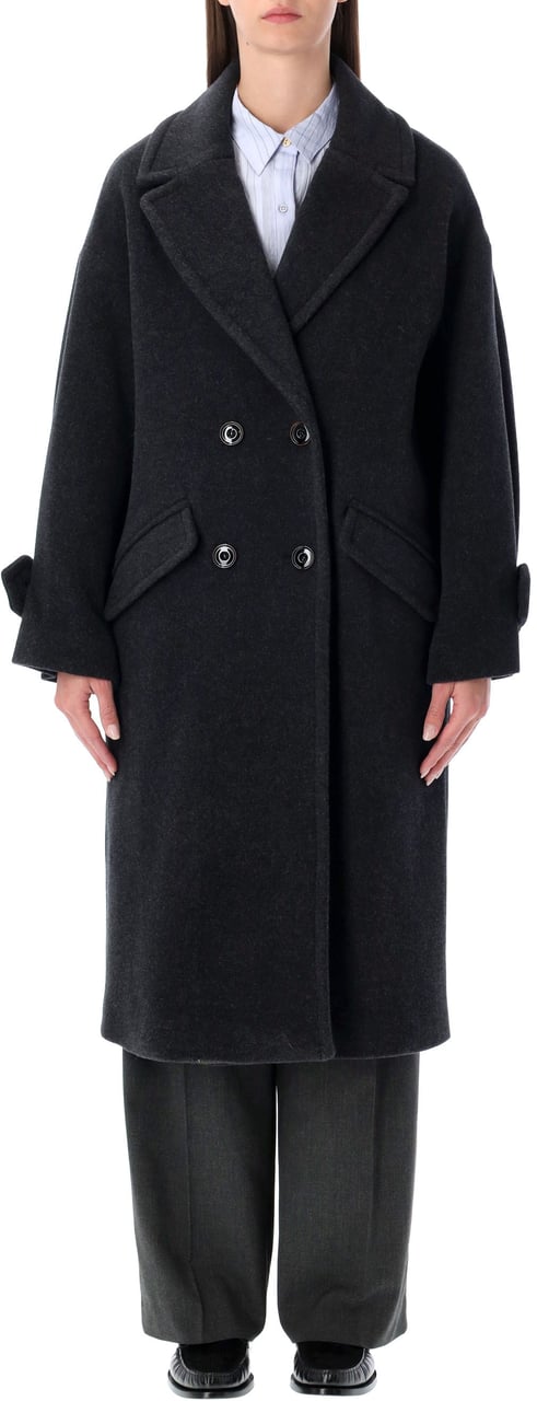 Sessùn Mia Coat Carbonella Grey Donkergrijs