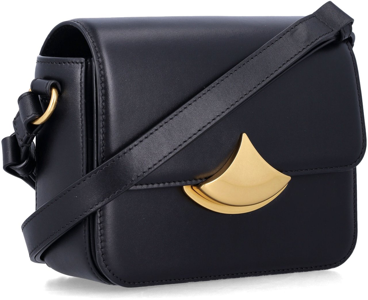 Sessùn Diviluz Mimo Small Leather Nero Zwart