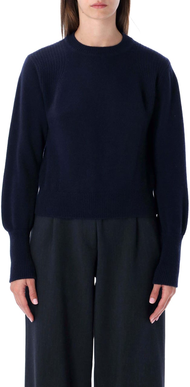 Sessùn Baysilte Knit Crewneck Blu Blauw
