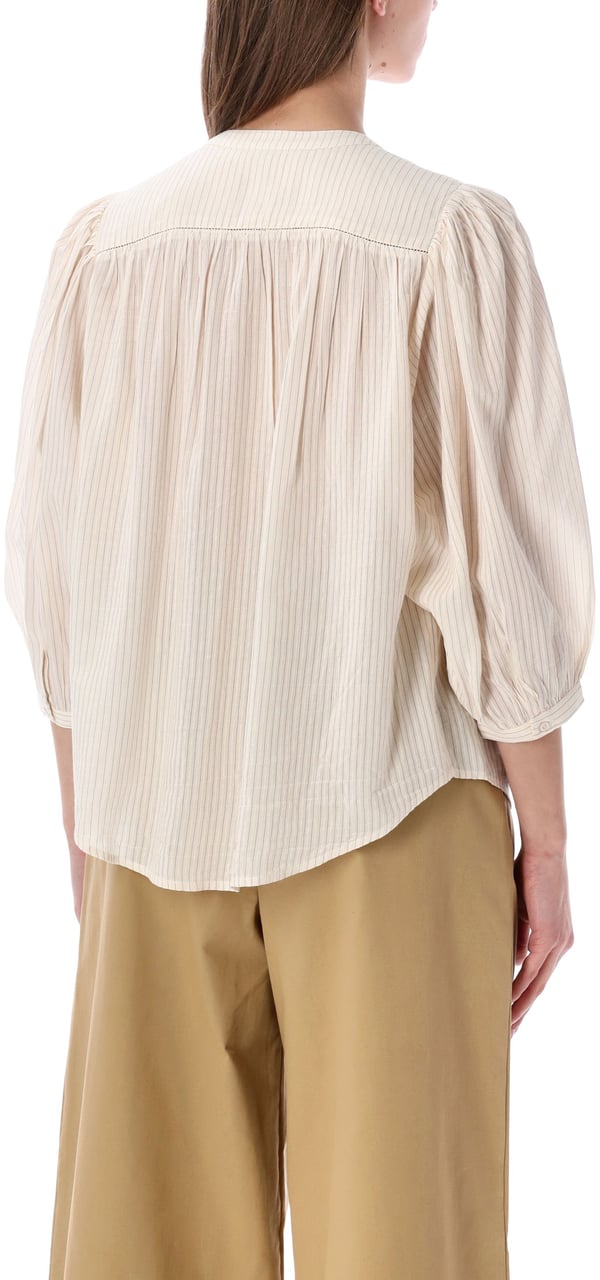 Sessùn Savy Shirt Sand Black Zwart