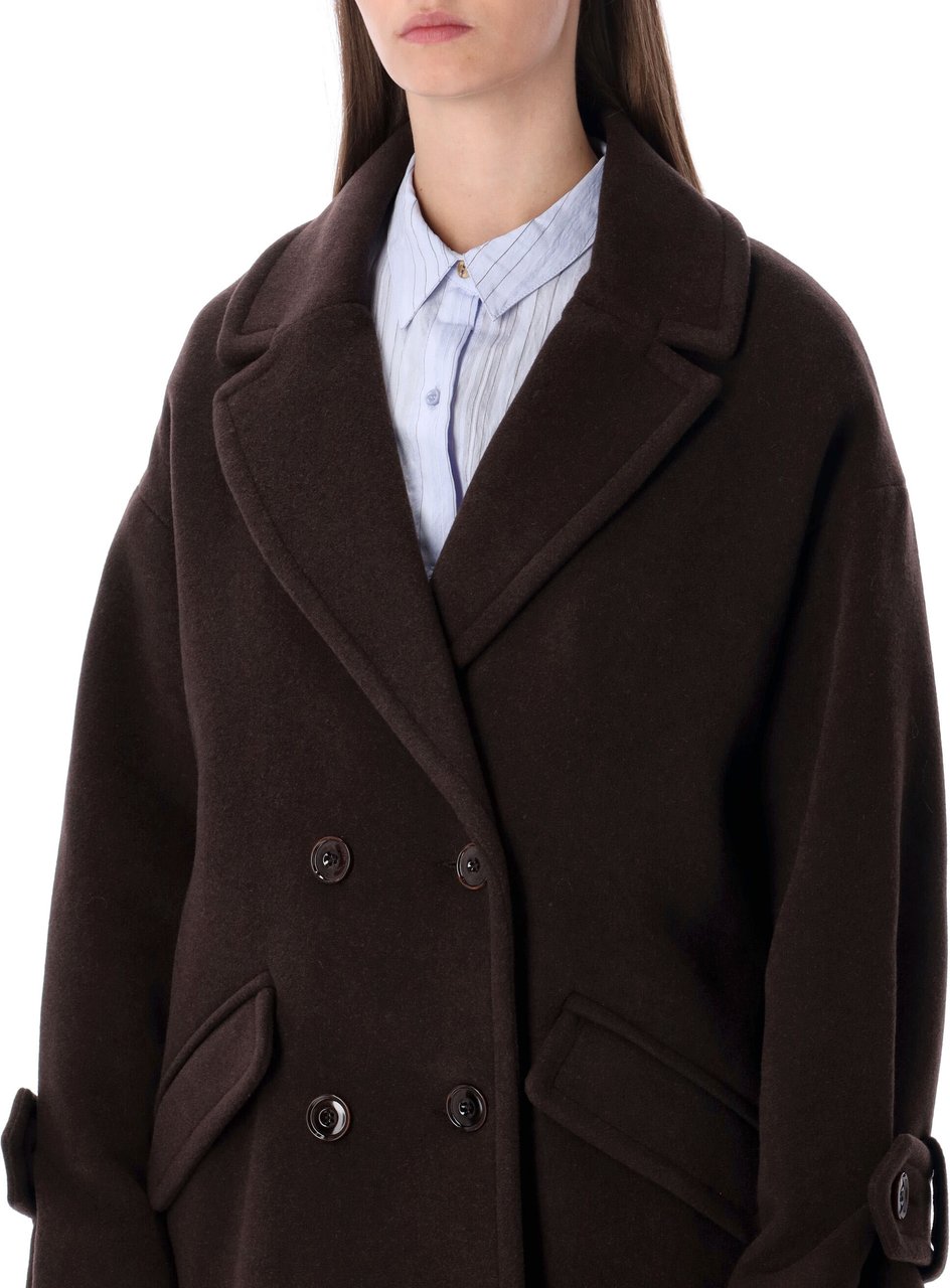 Sessùn Mia Coat Coffea Bruin