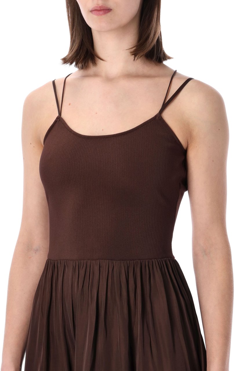 Sessùn Sweet Mambo Long Dress Marrone Bruin