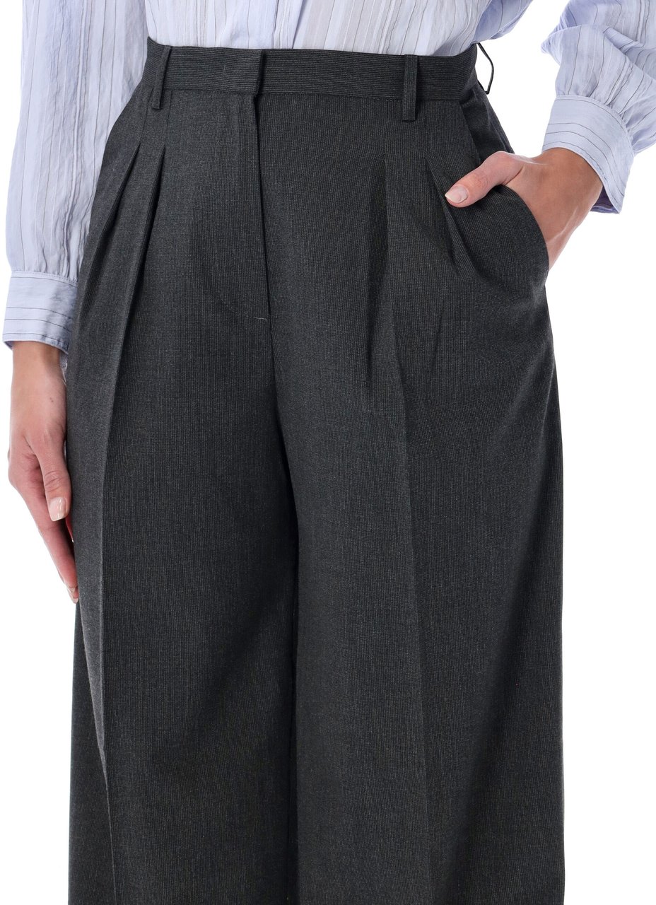 Sessùn Emilio Pleated Pant Greysand Grijs