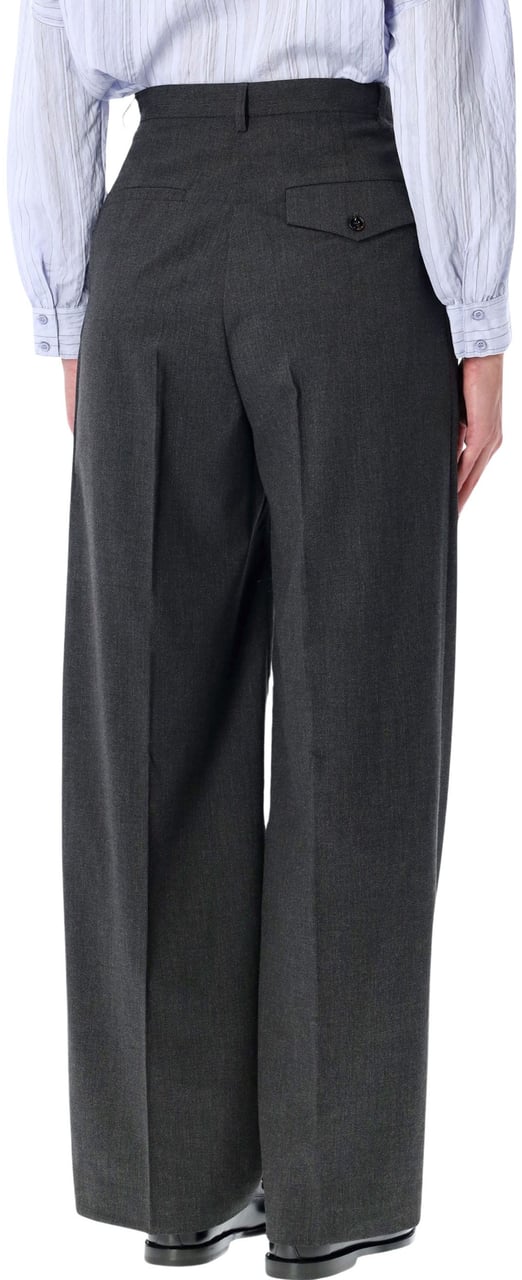 Sessùn Emilio Pleated Pant Greysand Grijs