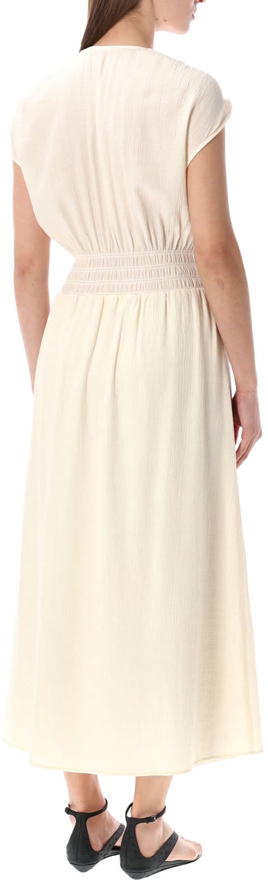 Sessùn Galiane Midi Dress Ecume Divers