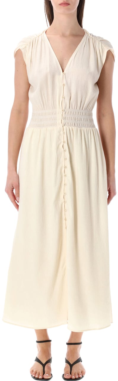 Sessùn Galiane Midi Dress Ecume Divers