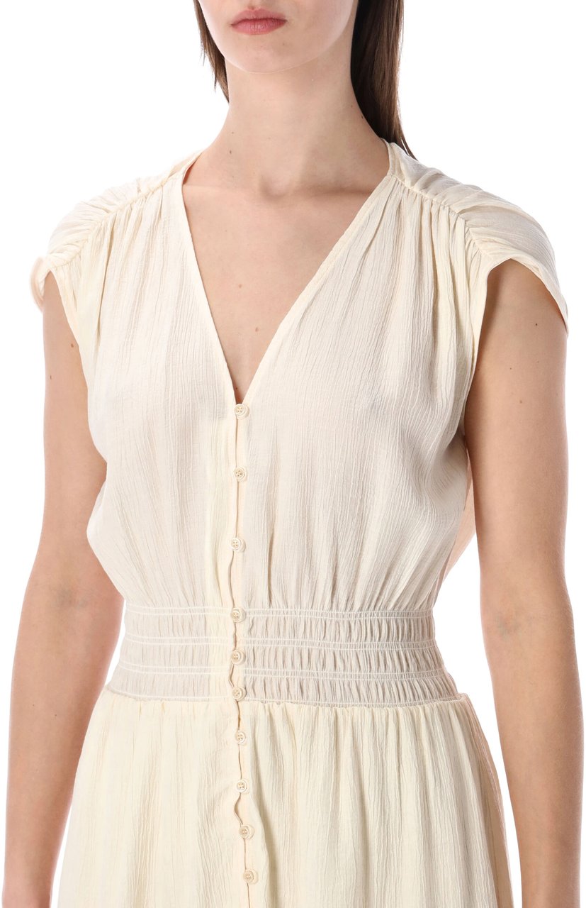 Sessùn Galiane Midi Dress Ecume Divers