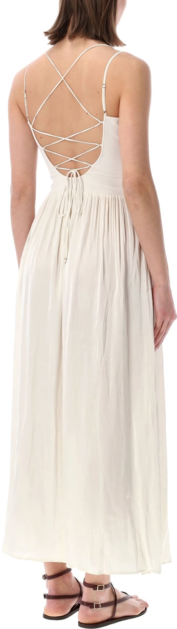Sessùn Sweet Mambo Long Dress White Swan Wit