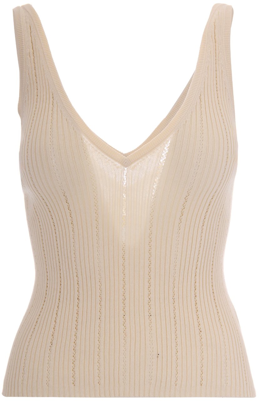 Sessùn Top Fleur De Sel Wit