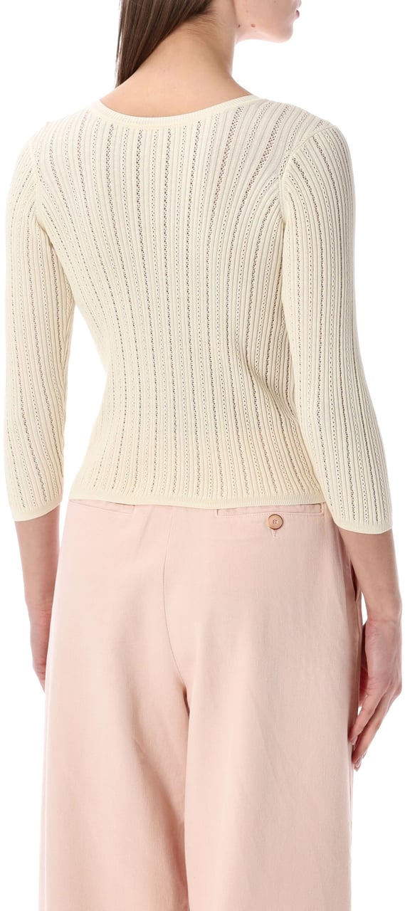 Sessùn Alencar Pointelle Knit Fleur De Sal Neutraal