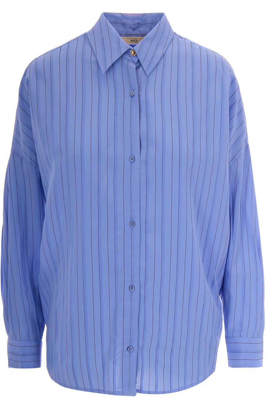 Sessùn Shirts Modernazul Blauw