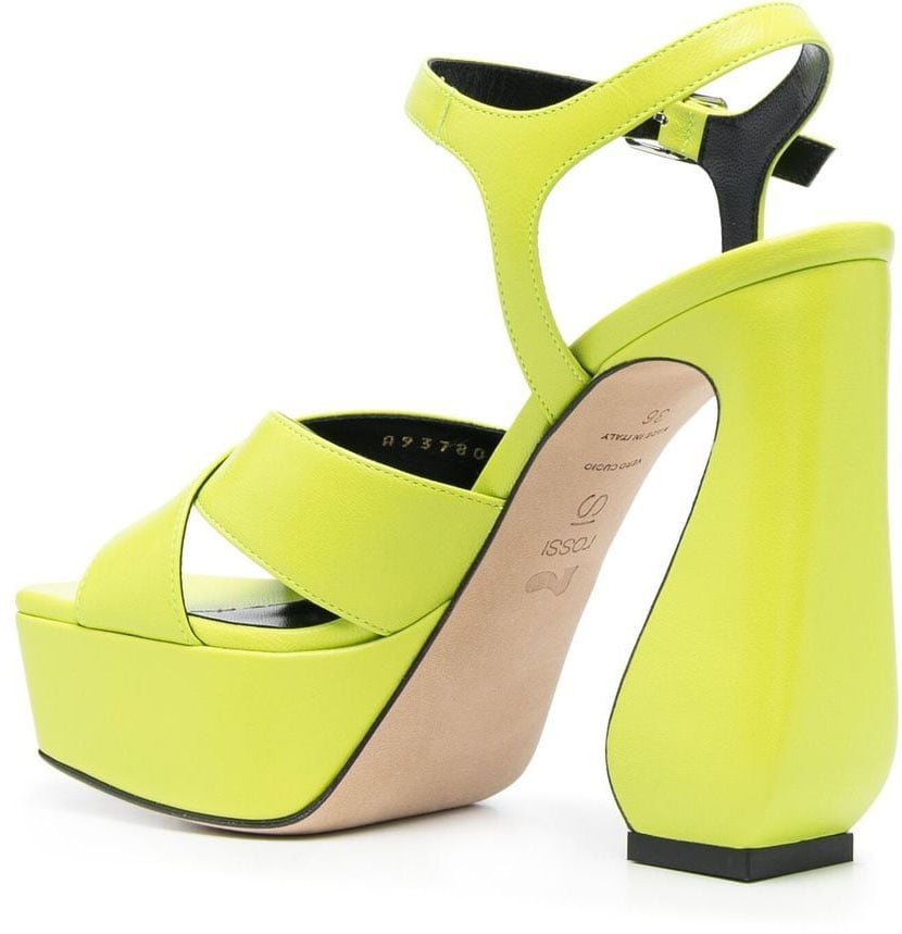 Si Rossi Sandals Yellow Geel