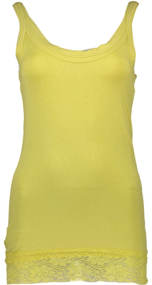 Silvian Heach Silvian Heach Giallo Cotton Women T-Shirt Geel
