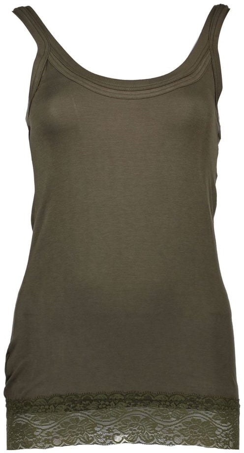 Silvian Heach Verde Cotton Women T-Shirt Groen