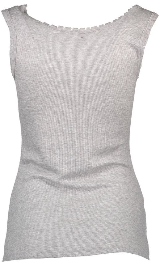 Silvian Heach Grigio Viscosa Women T-Shirt Grijs