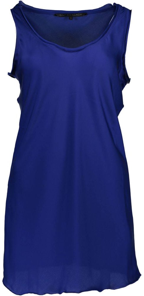Silvian Heach Silvian Heach Blu Polyester Women T-Shirt Blauw