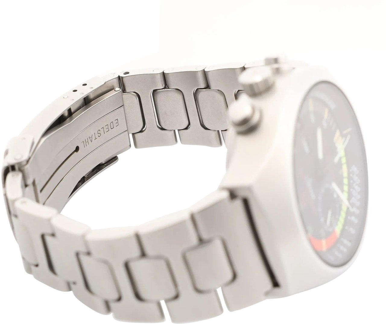 Sinn SINN Achilles Chronograph 157.EZM-4 157.12859 SS AT Watch with Black Dial Zwart