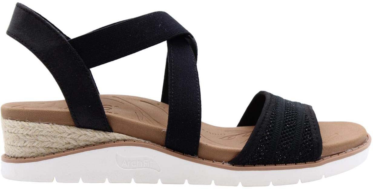 Skechers Sandaal Black Zwart