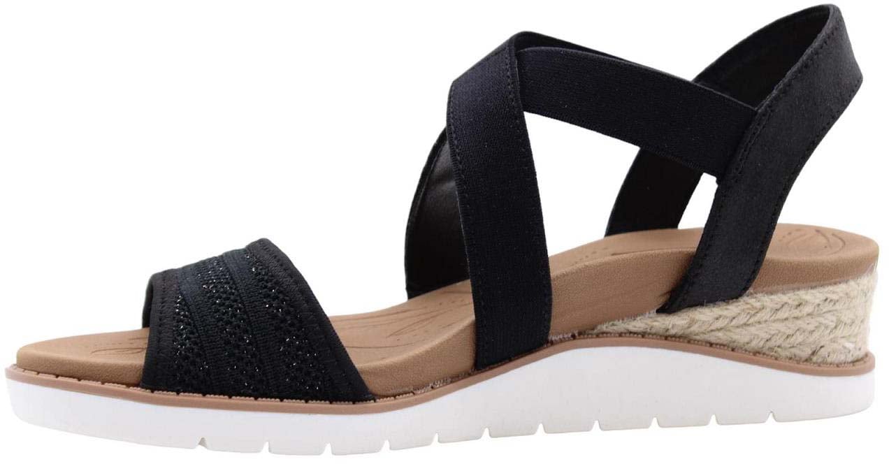 Skechers Sandaal Black Zwart